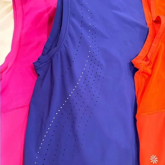 Set of 5 Athleta Cropped Workout Tank Tops XS/S - Picture 5 of 5